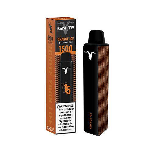 orange vape disposable Ignite v15 Device - 6PK Low Potency Choose Coil Type:Mesh 0.4ohm Mimosa All in One