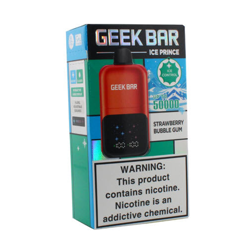 bubble gum vape geek bar Ice Prince 50K Disposable Device - 1PC Geek Squad Vape Flavors Lush Ice (watermelon ice) Flavor:Banana Ice