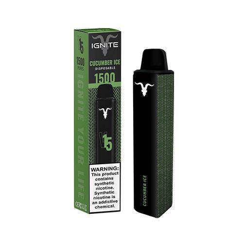 cucumber disposable vape Ignite v15 Device - 3PK Vaporesso Xros 4 Mini Pod Kit -Device (Colour):Black dot Aio Tiffany Blue Neutral Vapor Vape