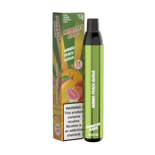 monster disposable vape Bars Device by Jam Monster - 6PK RELX 1.6ml color:Litchi Leather Blue Lead in Vapes: Toxic