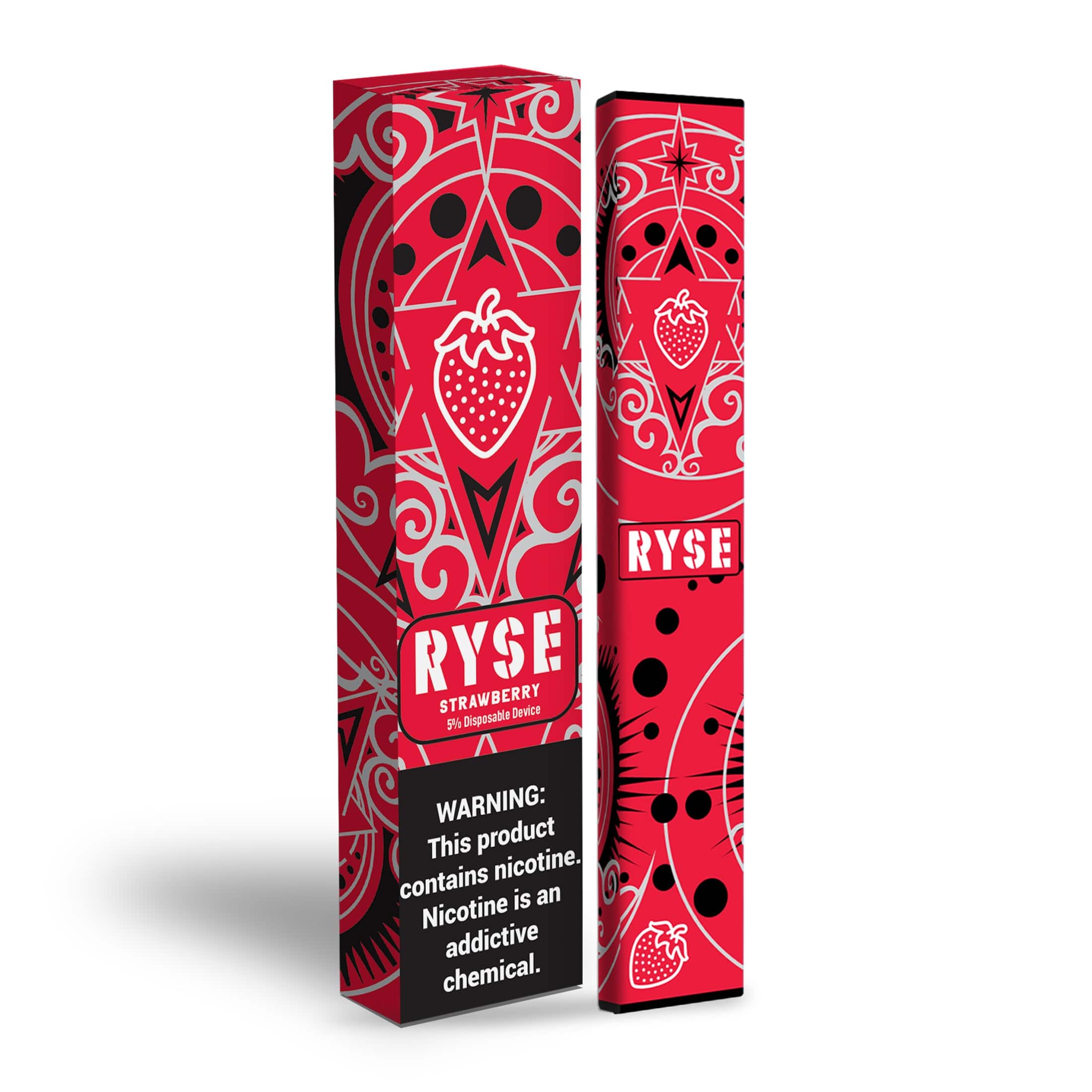 ryse disposable vape Device - 1PC Flavor:Rainbow Fizz Meditation Bubba Kush 97.44% CBD