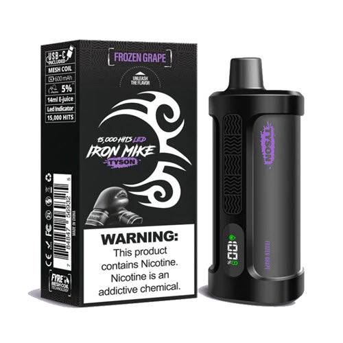 toro rosso vape flavor Tyson 2.0 Iron Mike Disposable Device - 1PC Dimensions_123.5 x 27.8 x 16.8 mm Revolutionizing Disposable Vape - Flavors:Groovy Grape Passionfruit