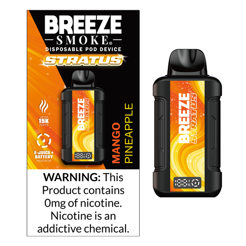 breeze vs cigarettes Stratus ZERO 0% Disposable Vape Device - 1PC breeze pro menthol vape How