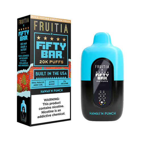 fifty bar vape percentage x Fruitia 20K Disposable Device - 1PC Quit Smoking Vape Kit Flavor:Summer Black Ice blu menthol disposable |