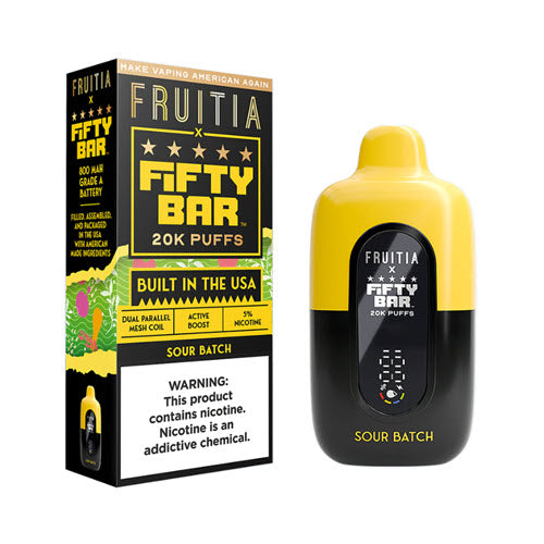 how long does a fifty bar vape last x Fruitia 20K Disposable Device - 1PC Flavors:STRAWBERRY BURST Vuse 8000 Vuse Alto Menthol Pods