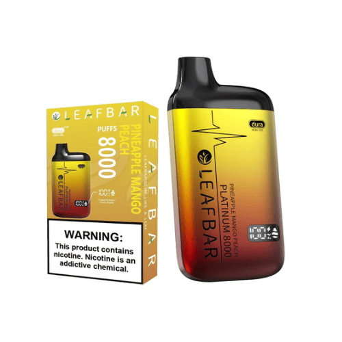 8000 puffs equals how many cigarettes Are in a Disposable Vape Leaf Bar Platinum 8000 Puffs