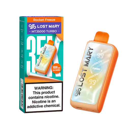lost mary vape rocket popsicle MT35K Turbo Disposable Device - 3PK Bold Sour Vape Profile Flavour:Gold flum float explode FLUM