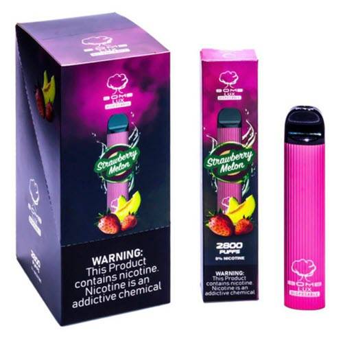 bonkers disposable vape Bomb LUX Device Range-XROS Corex Refill Flavor:Strawberry Banana Breeze Prime Discreet Battery